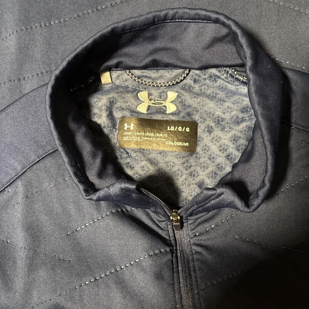 Under Armour ColdGear Reactor Golf  Navy Blue Men's L Loose Fit GOLF
